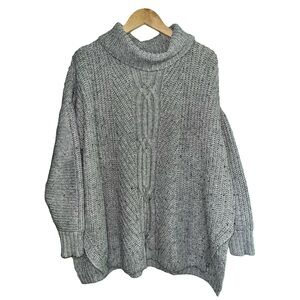 Oversized Turtleneck Knit Landsend Sweater